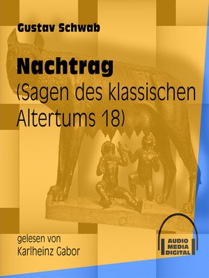 cover image of Nachtrag--Sagen des klassischen Altertums, Teil 18